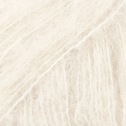 DROPS Brushed Alpaca Silk 01 - krém