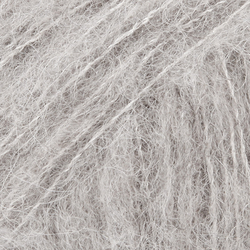 DROPS Brushed Alpaca Silk 02 - világosszürke