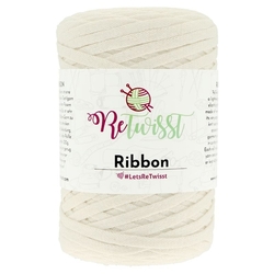 ReTwisst Ribbon - cukor fehér