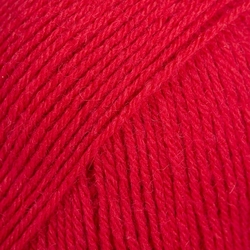 DROPS Fabel uni 106 - piros