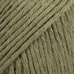 DROPS Cotton Light uni 12 - szürkészöld (khaki)