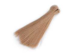 Haja babáknak 15 cm egyenes - világosbarna
