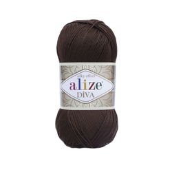 Alize Diva 26 - sötétbarna