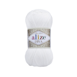 Alize Diva 55 - fehér