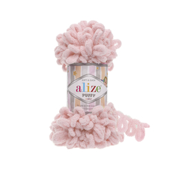 Alize Puffy 161 - puha, régi rózsaszín