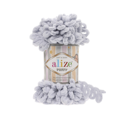 Alize Puffy 416 - világoskék-szürke