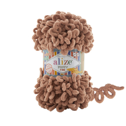 Alize Puffy fine 261 - bársonybarna