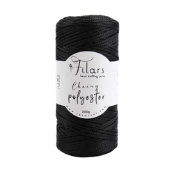 Retwist Chainy Polyester - fekete