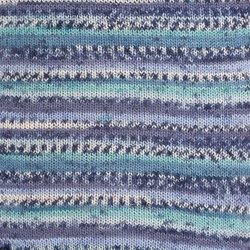 DROPS Fabel print 522 - kék/kék