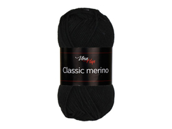 Vlna-Hep Classic merino 6001 - fekete