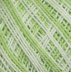 Horgolt fonal Snow White ombré 61032 - világoszöld