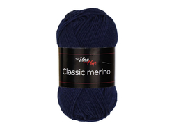 Vlna-Hep Classic merino 61284 - sötétkék