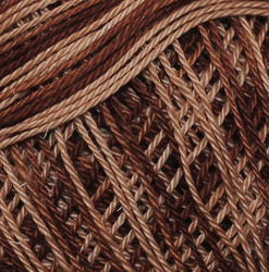 Horgolt fonal Snow White ombré 78392 - sötétbarna
