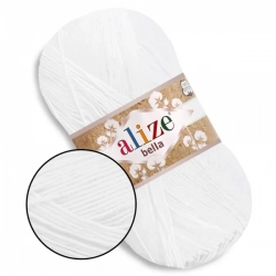 Alize Bella 100 - 1055 - fehér