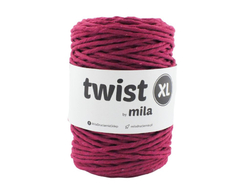 Cord Twist XL MILA 5mm - amaránt