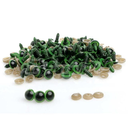 Biztonsági szemek Ø 10 mm - zöld