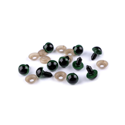 Biztonsági szemek Ø 14 mm - zöld