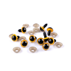 Biztonsági szemek Ø 14 mm - sárga