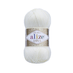 Alize Diva 1055 - cukor fehér