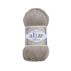 Alize Diva 167 - sötét bézs