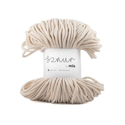 Pamutzsinór MILA 3 mm - ekrü