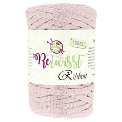 ReTwisst Ribbon Lurex - babarózsaszín