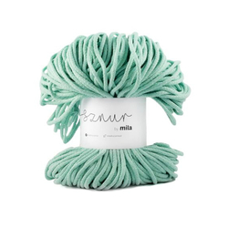 Pamut Zsinórfonalak MILA 5 mm - menta