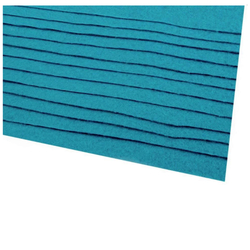 Színes filc 20x30 cm - türkizkék