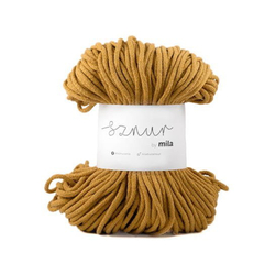 Pamutzsinór MILA 5 mm - okker