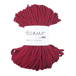 Pamutzsinór MILA 5 mm - bordó