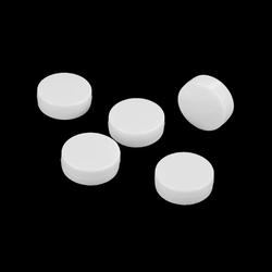 Lapos csörgő Ø 18 mm - fehér