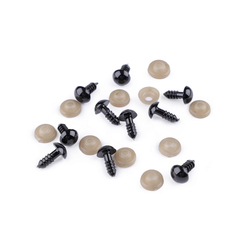 Biztonsági szemek fekete Ø 10 mm