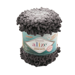 Alize Puffy finom ombre batik 7243 - füstszürke