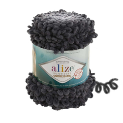 Alize Puffy finom ombre batik 7259 - szürke