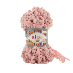Alize Puffy fine 340 - púder rózsaszín