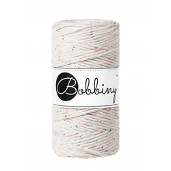 Bobbiny 3 Ply Makramé fonal 3 mm - Rainbow Dust