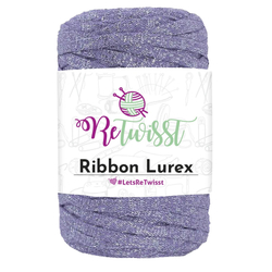 ReTwisst Ribbon Lurex - világos lila