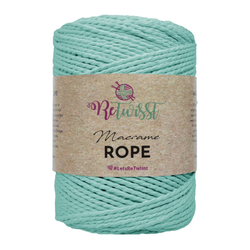 ReTwisst Macrame Rope 3 mm - menta zöld