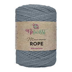 ReTwisst Macrame Rope 3 mm - füstölt
