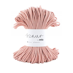 Pamutzsinór MILA 3 mm - rózsa arany
