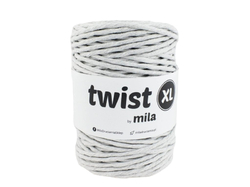 Cord Twist XL MILA 5mm - világosszürke