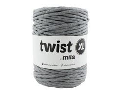 Cord Twist XL MILA 5mm - sötétszürke