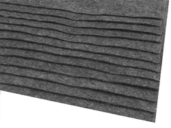 Színes filc 20x30 cm - szürke