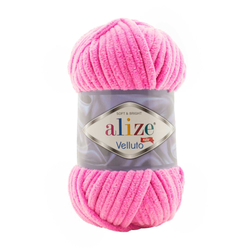 Alize Velluto 121 - neon rózsaszín
