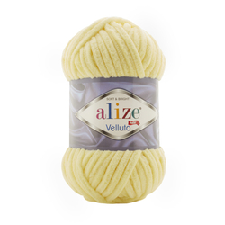 Alize Velluto 13 - világos sárga
