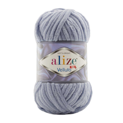 Alize Velluto 87 - sötétszürke