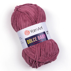 YarnArt Dolce Baby 751 - rózsaszínes barna