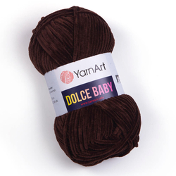 YarnArt Dolce Baby 775 - csokoládébarna