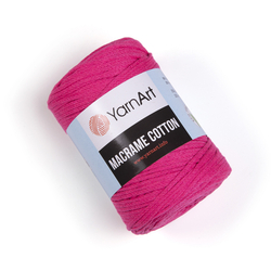 YarnArt Macrame cotton 803 - neon rózsaszín