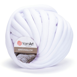 YarnArt Marshmallow 901 - hófehérke